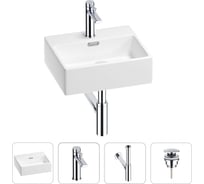 Раковина для ванной Wellsee Graceful Pro в наборе 4в1 201002886