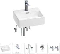 Раковина для ванной Wellsee Graceful Pro в наборе 5в1 201004571