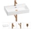 Раковина для ванной Wellsee Graceful Pro в наборе 4в1 201002974 1