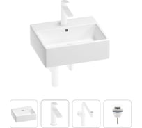 Раковина для ванной Wellsee Graceful Pro в наборе 4в1 201002945
