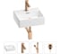 Раковина для ванной Wellsee Graceful Pro в наборе 4в1 201002864 1