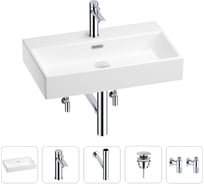 Раковина для ванной Wellsee Graceful Pro в наборе 5в1 201004651