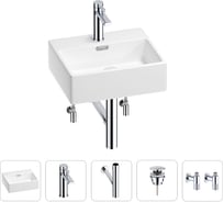 Раковина для ванной Wellsee Graceful Pro в наборе 5в1 201004551