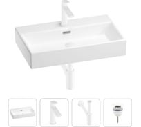 Раковина для ванной Wellsee Graceful Proв наборе 4 в 1 201002955