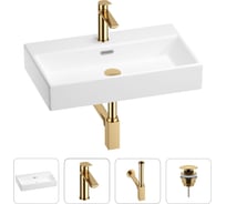 Раковина для ванной Wellsee Graceful Pro в наборе 4 в 1 201002963