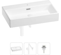 Раковина для ванной Wellsee Graceful Proв наборе 3 в 1 201001375