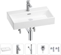 Раковина для ванной Wellsee Graceful Pro в наборе 5в1 201004656