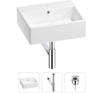 Раковина для ванной Wellsee Graceful Pro в наборе 3в1 201001341