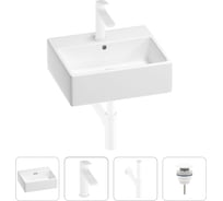 Раковина для ванной Wellsee Graceful Pro в наборе 4в1 201002935