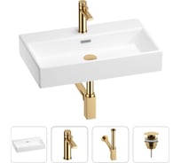 Раковина для ванной Wellsee Graceful Pro в наборе 4в1 201002968