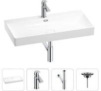 Раковина для ванной Wellsee Bromance в наборе 4 в 1 201003881