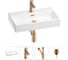 Раковина для ванной Wellsee Graceful Pro в наборе 4в1 201002954 1