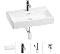 Раковина для ванной Wellsee Graceful Pro в наборе 4в1 201002961