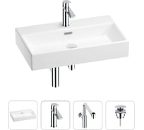 Раковина для ванной Wellsee Graceful Pro в наборе 4в1 201002991