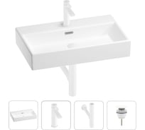 Раковина для ванной Wellsee Graceful Pro в наборе 4в1 201002980