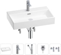 Раковина для ванной Wellsee Graceful Pro в наборе 5в1 201004631