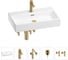 Раковина для ванной Wellsee Graceful Pro в наборе 5в1 201004673 1