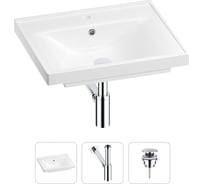 Раковина для ванной Wellsee FreeDom в наборе 3 в 1 201001451