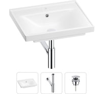 Подвесная раковина для ванной Wellsee FreeDom в наборе 3 в 1 201001441