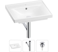 Раковина для ванной Wellsee FreeDom в наборе 3 в 1 201001436