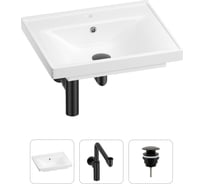 Раковина для ванной Wellsee FreeDom в наборе 3 в 1 201001422