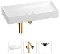 Раковина для ванной Wellsee Pure BY в наборе 3 в 1 201001273