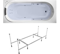 Гидромассажная акриловая ванна 160 х 75 Lavinia Boho Bristol в наборе 4 в 1 36029H00
