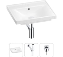 Раковина для ванной Wellsee FreeDom в наборе 3 в 1 201001401