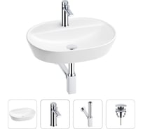 Раковина для ванной Wellsee Câlin в наборе 4 в 1 201001841