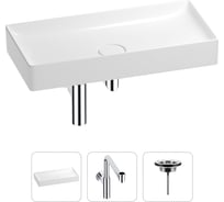 Раковина для ванной Wellsee Pure BY в наборе 3 в 1 201001271