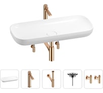 Раковина для ванной Wellsee Croquis в наборе 5 в 1 201004039