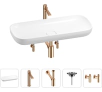 Раковина для ванной Wellsee Croquis в наборе 5 в 1 201004009