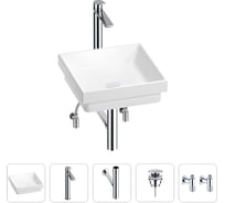 Раковина для ванной Wellsee Doux в наборе 5 в 1 201004171
