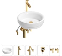 Раковина для ванной Wellsee Doux в наборе 5 в 1 201004243