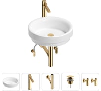 Раковина для ванной Wellsee Doux в наборе 5 в 1 201004228