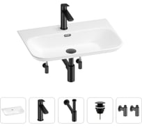 Раковина для ванной Wellsee Éclatant 2.0в наборе 5 в 1 201005427
