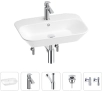 Раковина для ванной Wellsee Éclatantв наборе 5 в 1 201005376