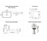 Раковина для ванной Wellsee Croquis 2.0 в наборе 4 в 1 201002095 10