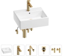 Раковина для ванной Wellsee Graceful Pro в наборе 5 в 1 201004618