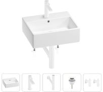 Раковина для ванной Wellsee Graceful Pro в наборе 5 в 1 201004605