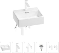 Раковина для ванной Wellsee Graceful Pro в наборе 5 в 1 201004570