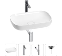 Раковина для ванной Wellsee Croquis в наборе 4 в 1 201001936