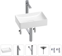 Раковина для ванной Wellsee Pure BY в наборе 5 в 1 201004361