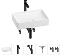 Раковина для ванной Wellsee Pure BY в наборе 5 в 1 201004377