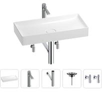 Раковина для ванной Wellsee Pure BY Wellsee в наборе 5 в 1 201004451