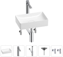 Раковина для ванной Wellsee Pure BY в наборе 5 в 1 201004366