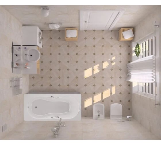 Чугунная ванна с ручками Sanitana BLB America 170х80 S498075V2000000R (F78MV2001R)