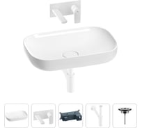 Раковина для ванной Wellsee Croquis в наборе 4 в 1 201001890