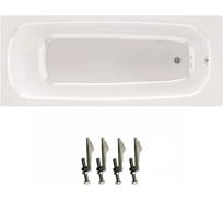 Чугунная ванна Sanitana BLB Africa 160х70 S498072A2000000N (F60FA2001N) S498072A2000000N_F60FA2001N