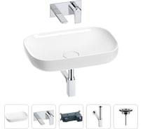 Раковина для ванной Wellsee Croquis в наборе 4 в 1 201001906